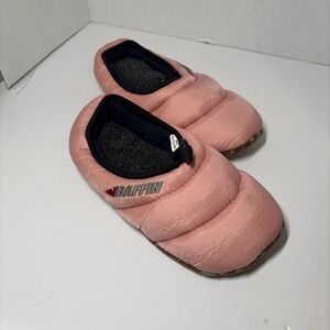 Baffin Cozy Pink Kids Slippers